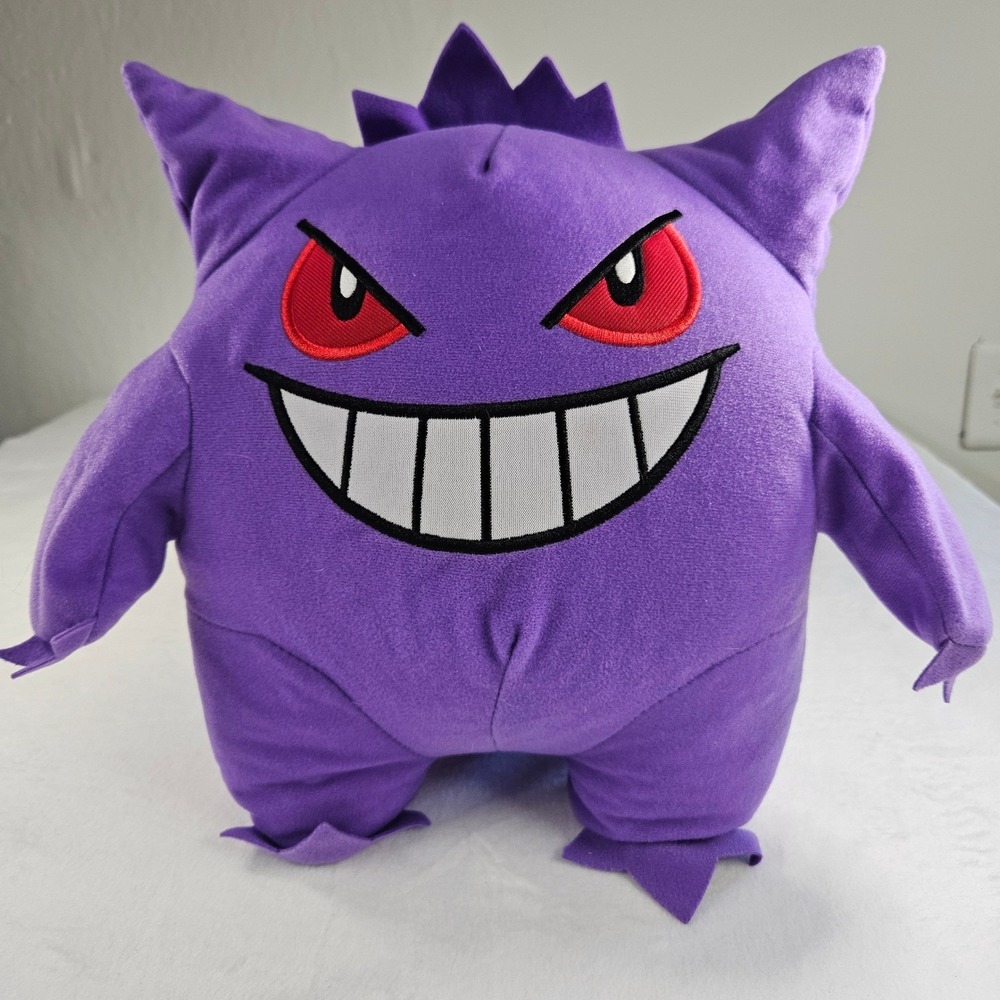 Pokemon‎ Gengar Plush 12 Inch Purple Ghost Stuffed Animal Toy Factory 2022